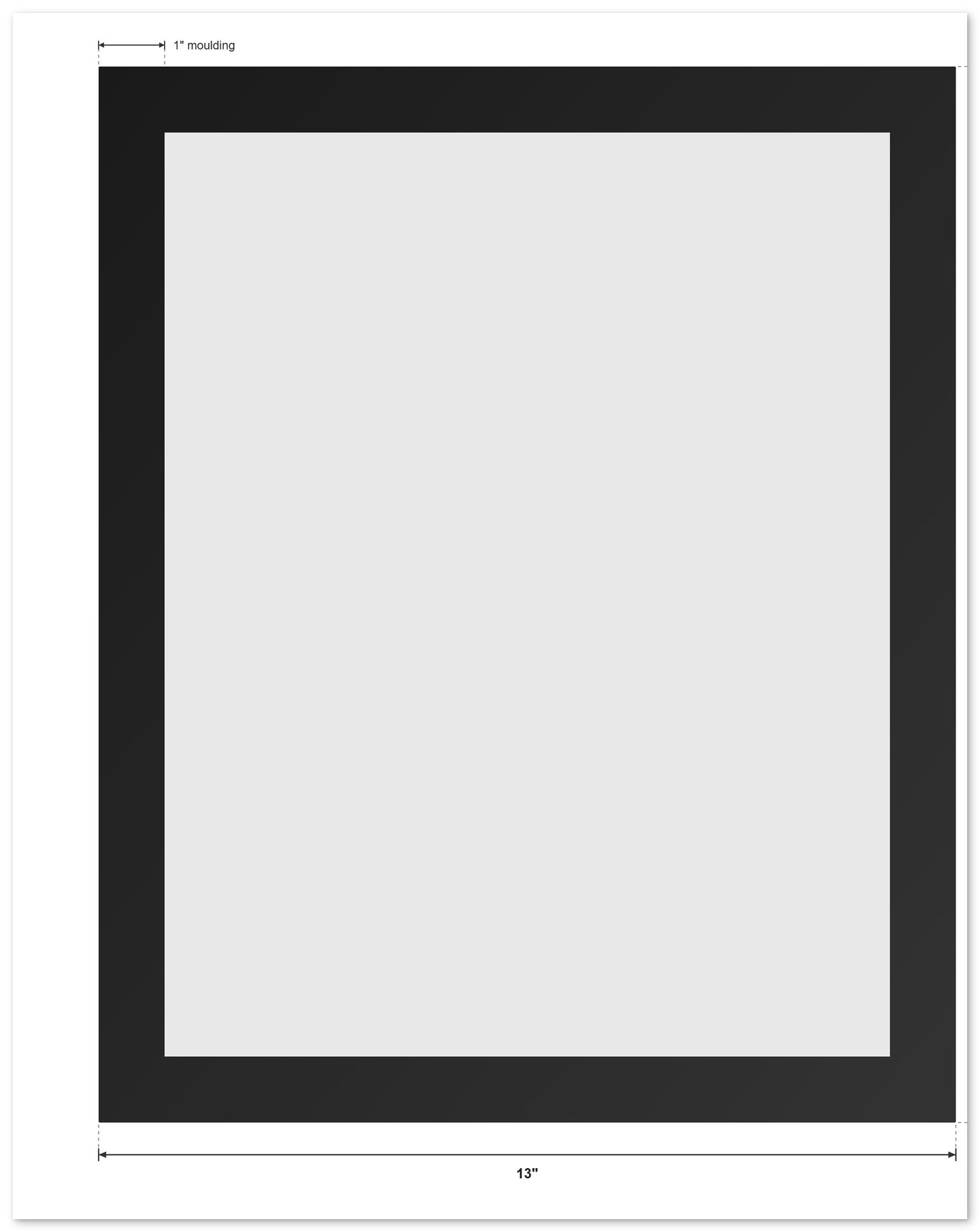Movie Poster Keepsake Frame (Style 6) - back and hardware