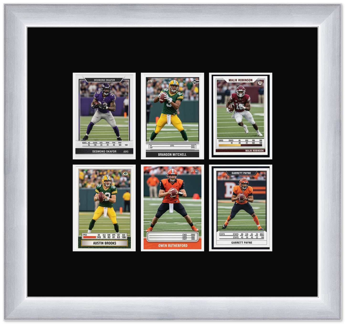 Trading Card Graded Card Frame (Style 10) - corner and profile view