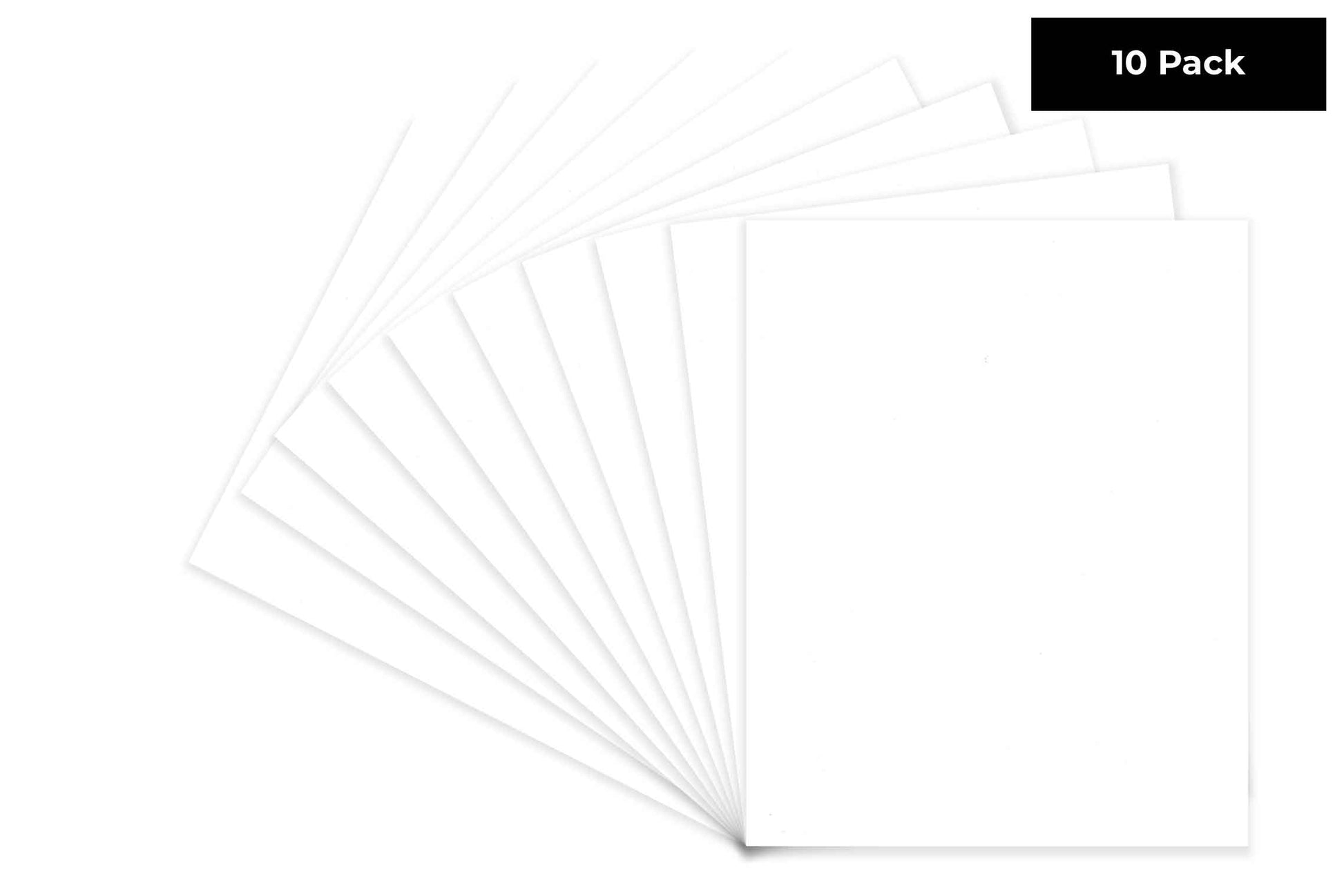 CountryArtHouse 5x7 Mat for 8x10 Frame - Precut Mat Board Acid-Free Premium Matboard for Family Photos, Show Kits, Art, Picture Framing, Pack of 10 Mats