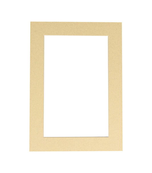 Country Art House 11x14 Precut Picture Frame Mats, White Core Bevel Cut, Acid Free 4-Ply Mat Board Fits 8x10 Photos, Professional Photo Mat Inserts for Frames & Gallery Wall, Tan, Pack of 100