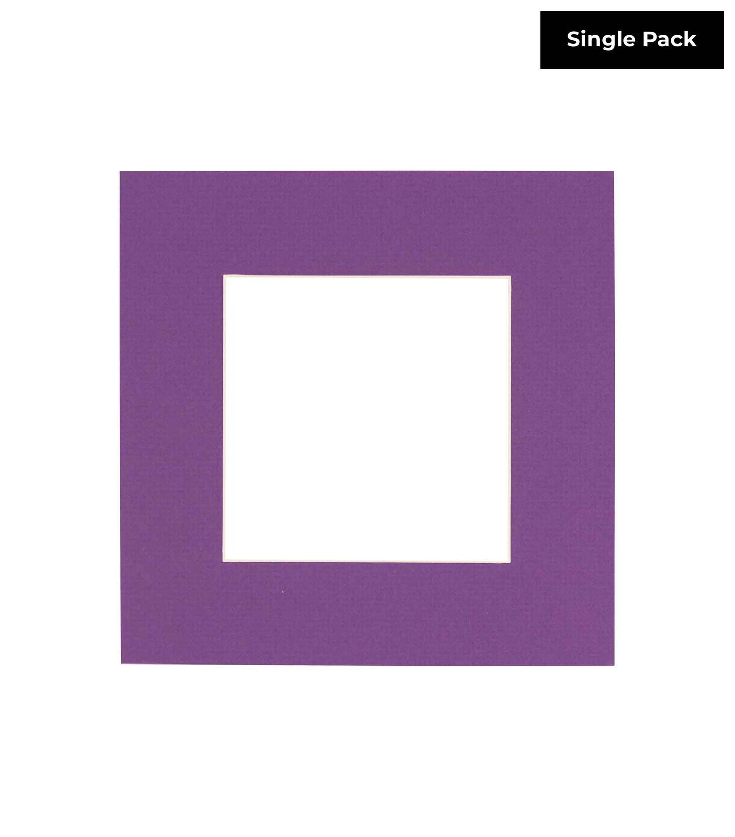Country Art House 11x14 Precut Picture Frame Mats, White Core Bevel Cut, Acid Free 4-Ply Mat Board Fits 8x10 Photos, Professional Photo Mat Inserts for Frames & Gallery Wall, Dark Purple, Pack of 10