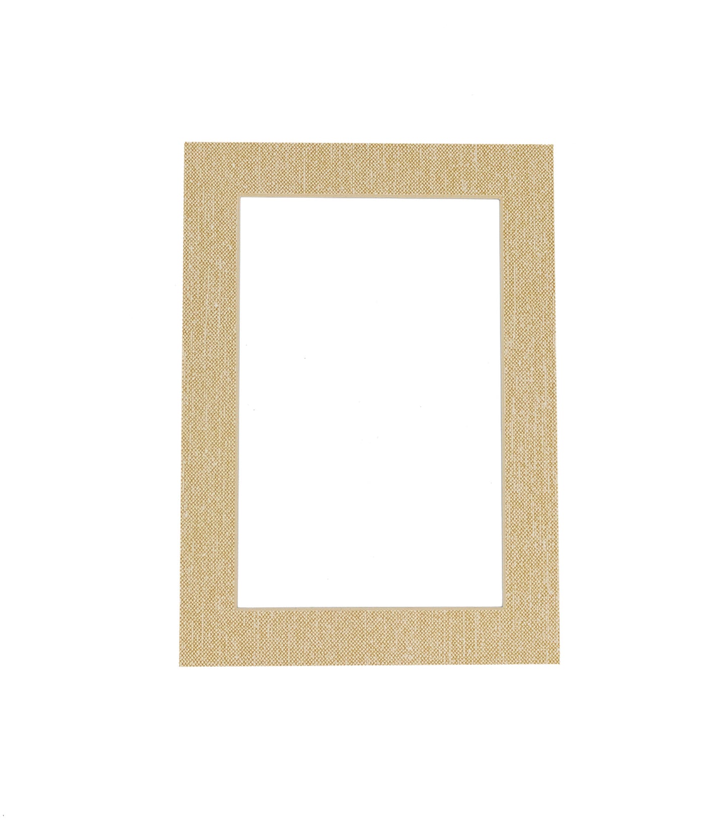 Linen Acid Free 11x14 Picture Frame Mats with White Core Bevel Cut for 8.5x11 Pictures - Fits 11x14 Frame - Pack of 100 Mats - With Bags & Backings