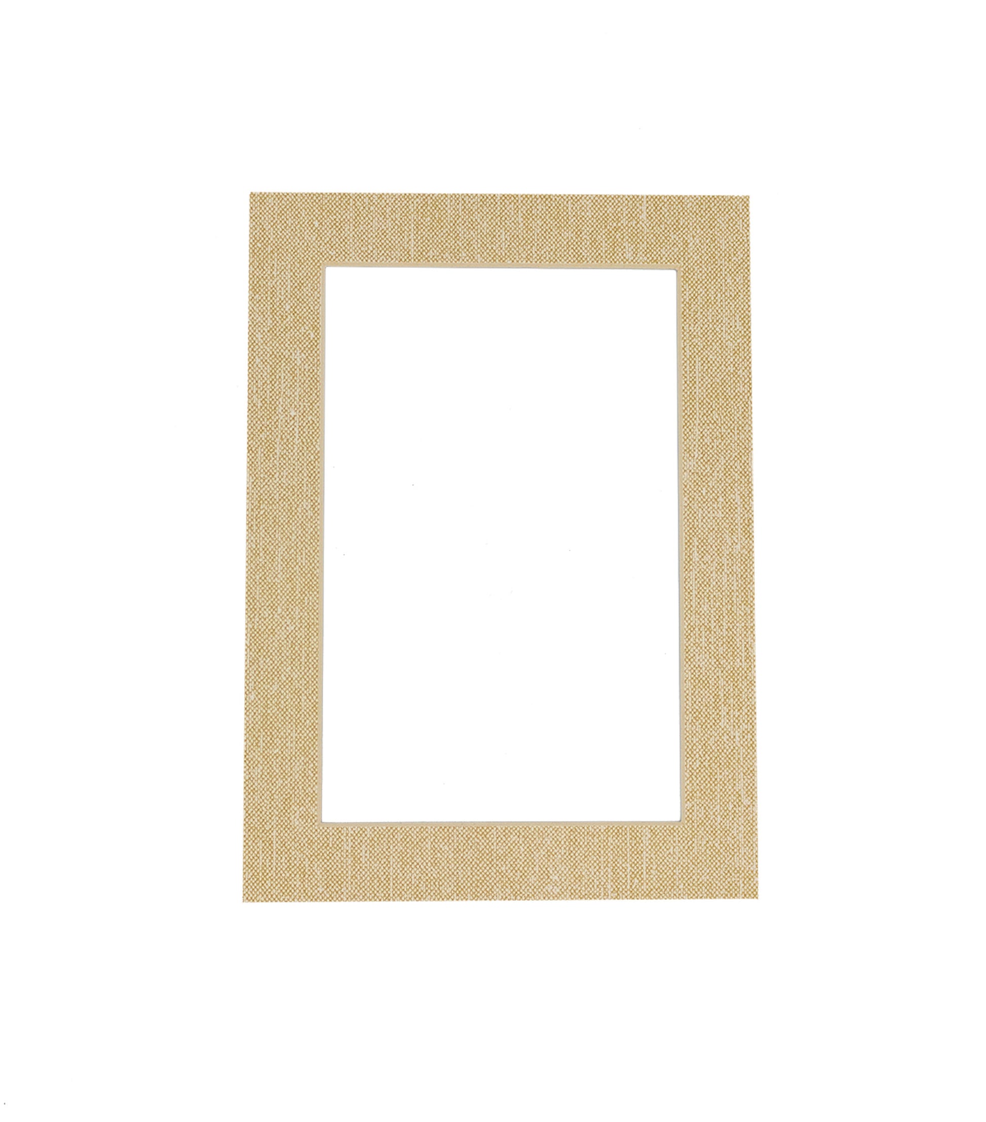 Linen Acid Free 11x14 Picture Frame Mats with White Core Bevel Cut for 8.5x11 Pictures - Fits 11x14 Frame - Pack of 100 Mats - With Bags & Backings