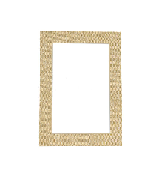 Linen Acid Free 11x14 Picture Frame Mats with White Core Bevel Cut for 8.5x11 Pictures - Fits 11x14 Frame - Pack of 100 Mats - With Bags & Backings