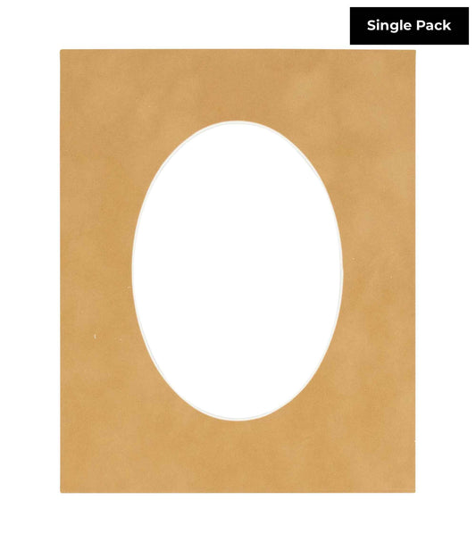 Thicket Suede Acid Free 11x14 Picture Frame Mats with White Core Bevel Cut for 8.5x11 Pictures - Fits 11x14 Frame - Pack of 100 Mats - With Bags & Backings