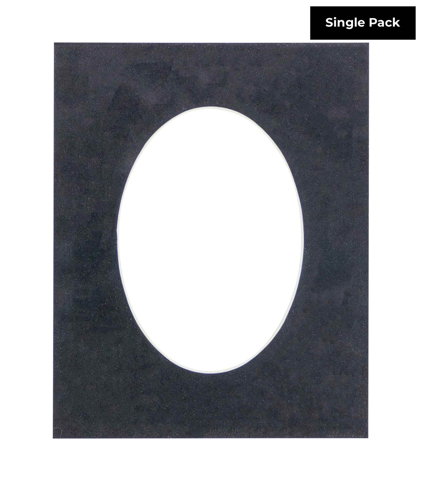 Black Suede Acid Free 12x16 Picture Frame Mats with White Core Bevel Cut for 8.5x11 Pictures - Fits 12x16 Frame - Pack of 100 Mats - With Bags & Backings