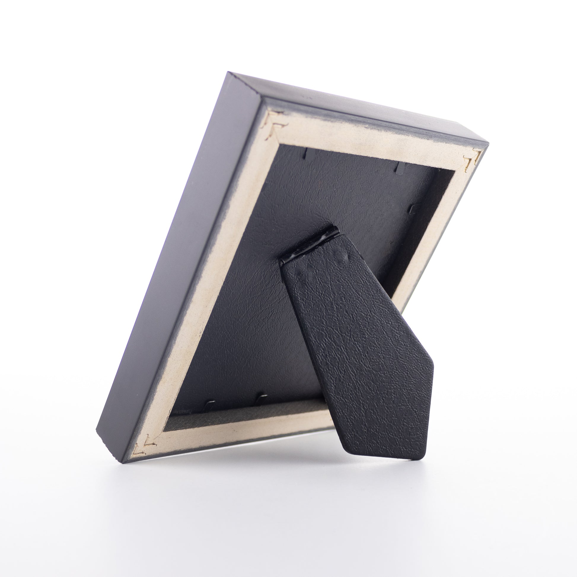 White Collage Frame with Collage Mat - back and hardware