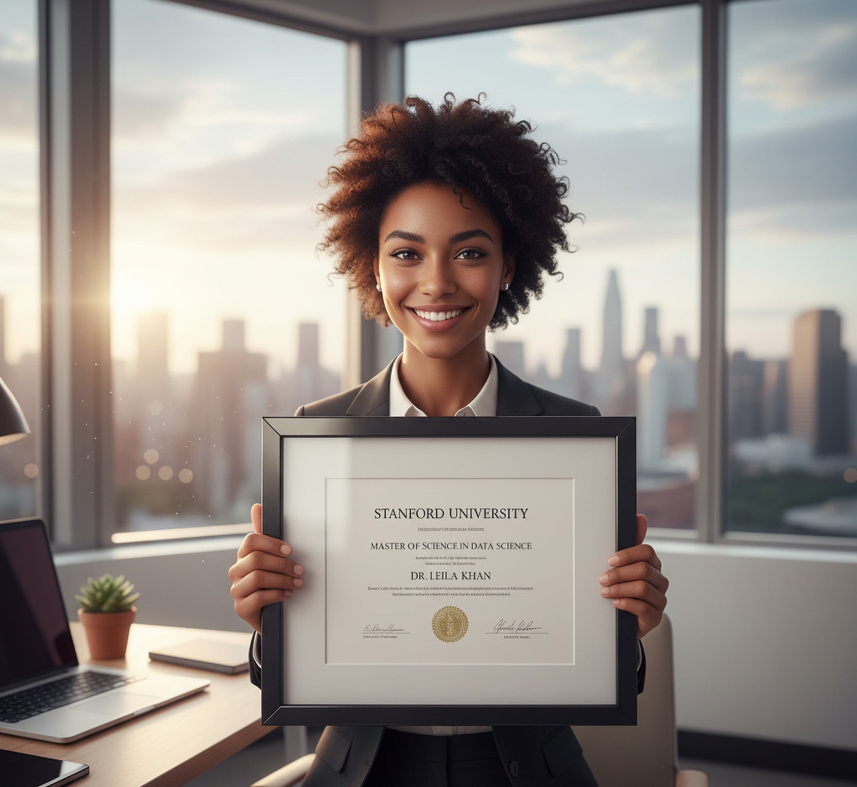 Diploma Military Frame (Style 3) - close up