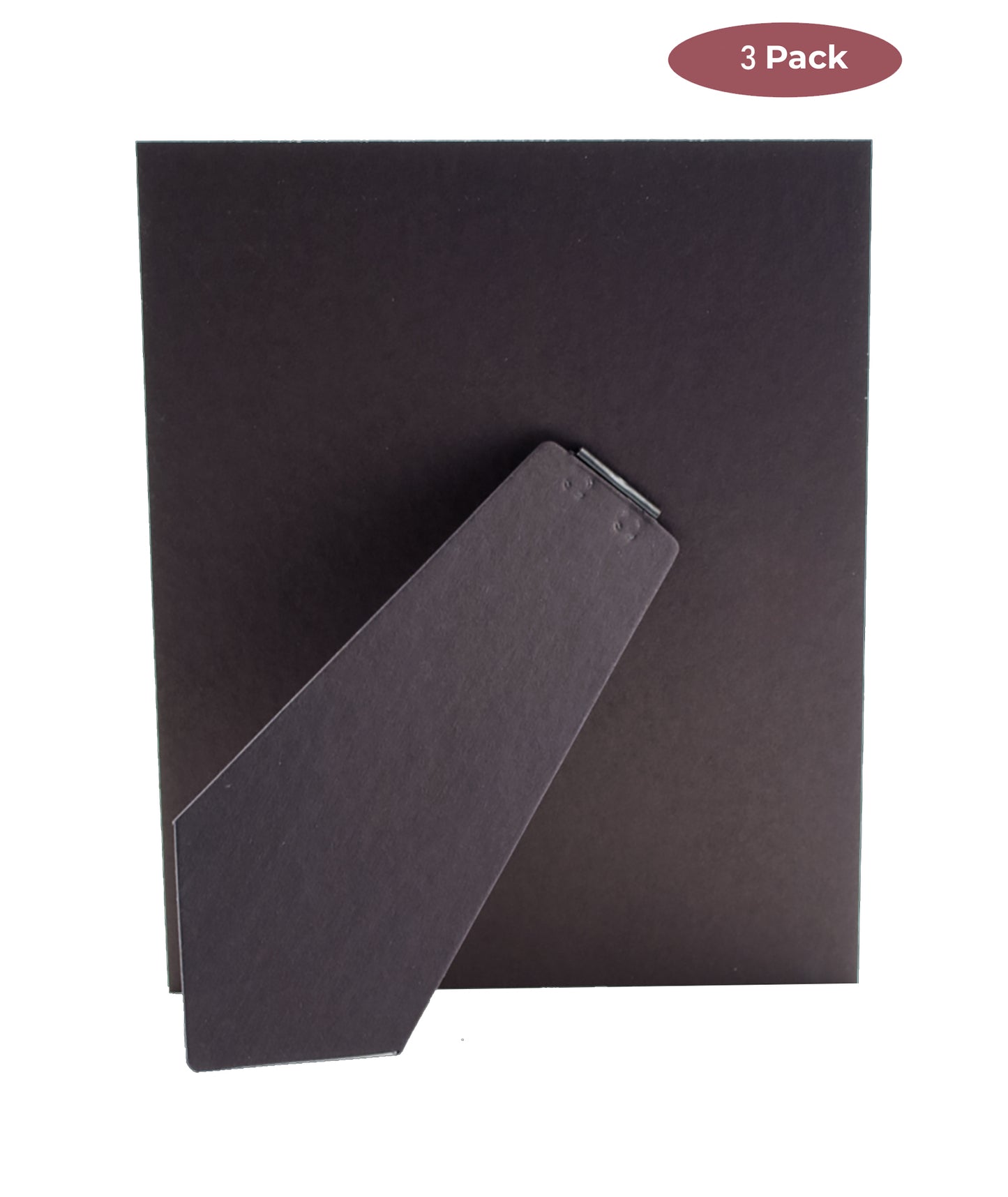 10 Pack of 8.5x11 Cardboard Easel Backs with 2 Metal Hangers for Tile, Art, or Picture frames