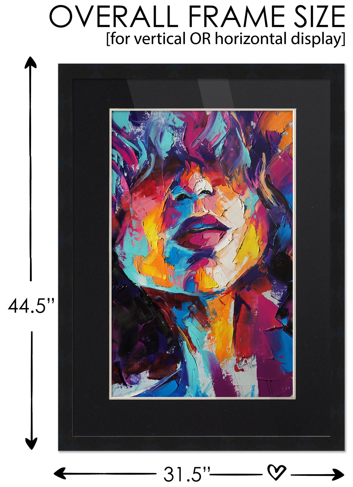 Black Movie Poster Frame (Style 4) - detail view
