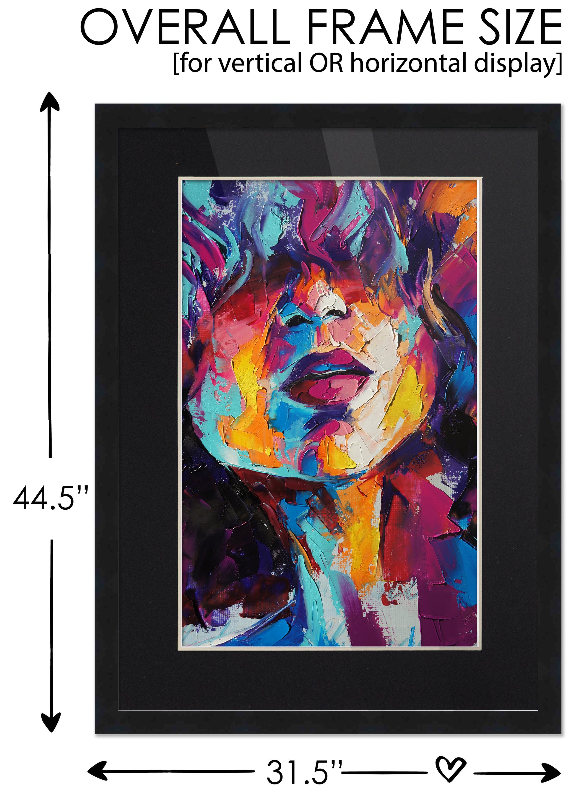 Black Movie Poster Frame (Style 4) - detail view