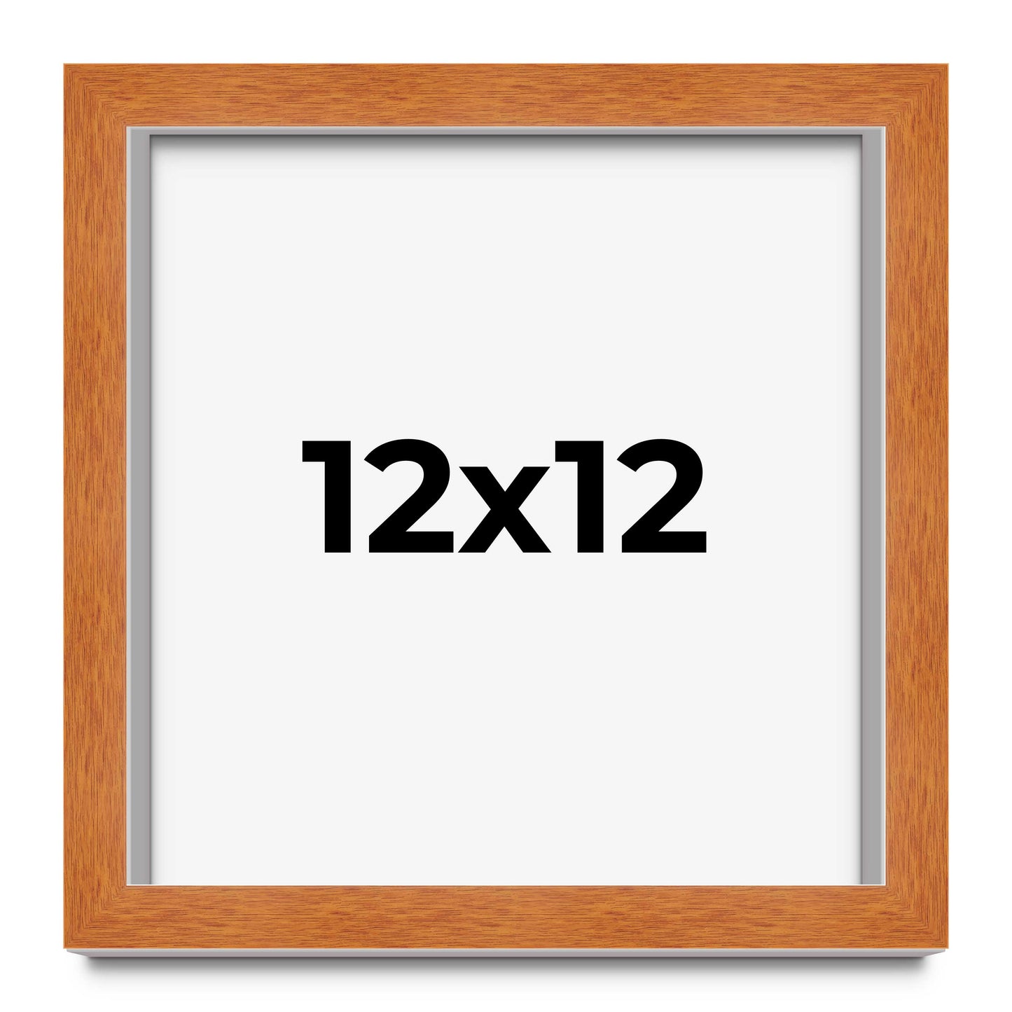 Double Magazine Keepsake Frame with White Mat (Style 1) - corner and profile view