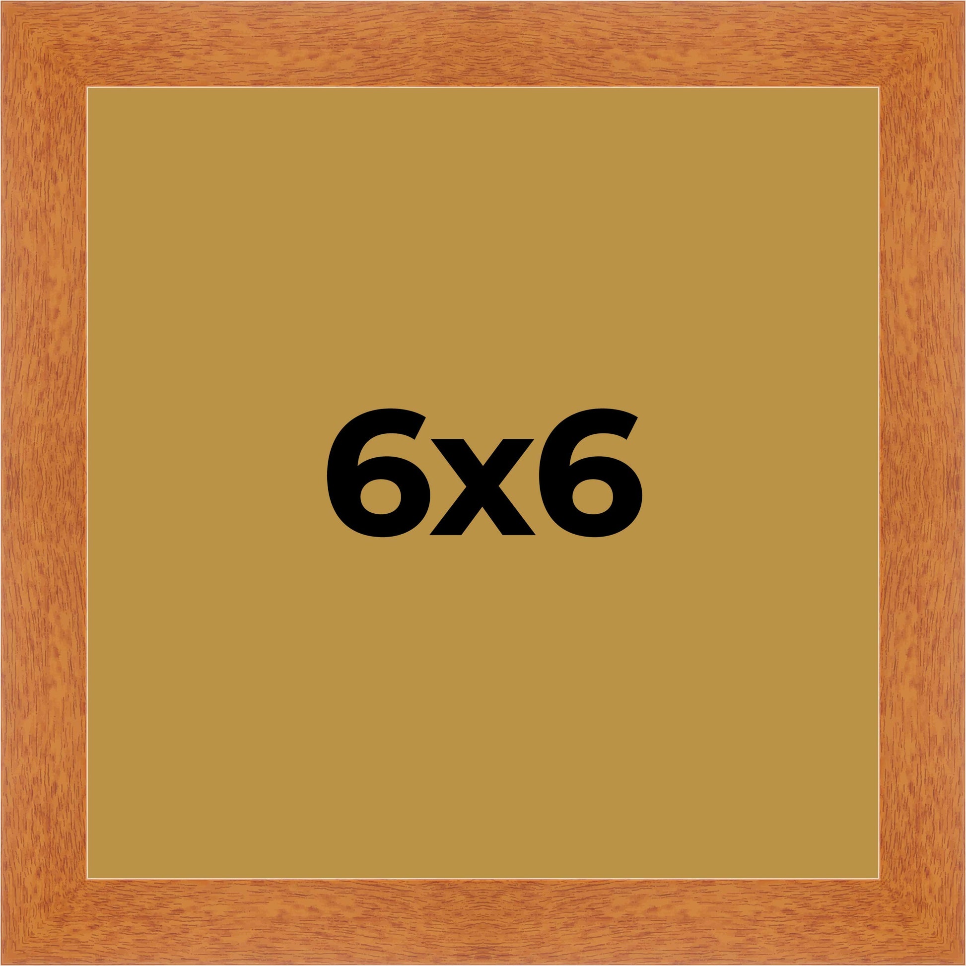 Honey Pecan Wood Shadow Box Magazine Frame with Gold Mat - corner and profile view