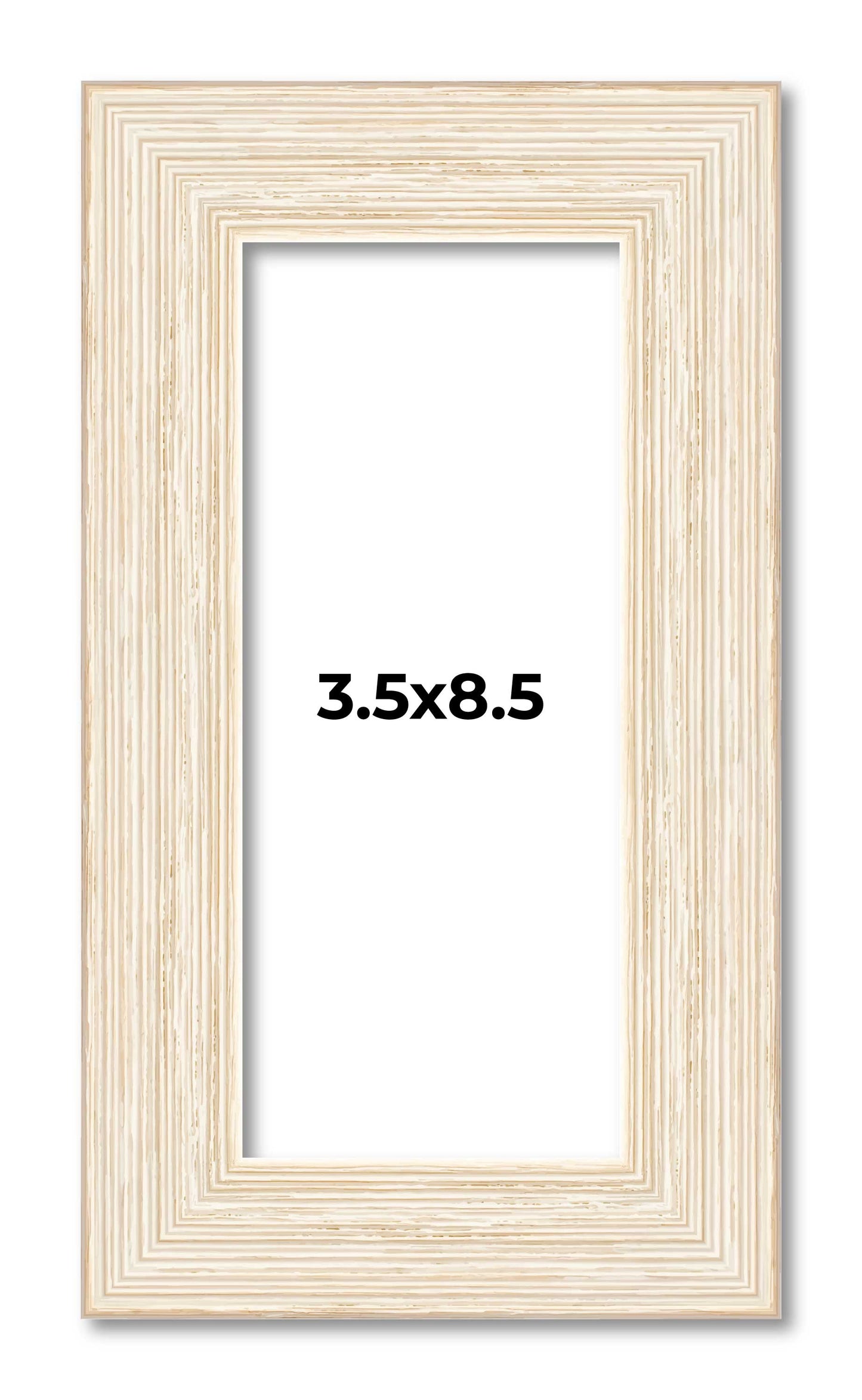 Barnwood White First Dollar Currency Frame