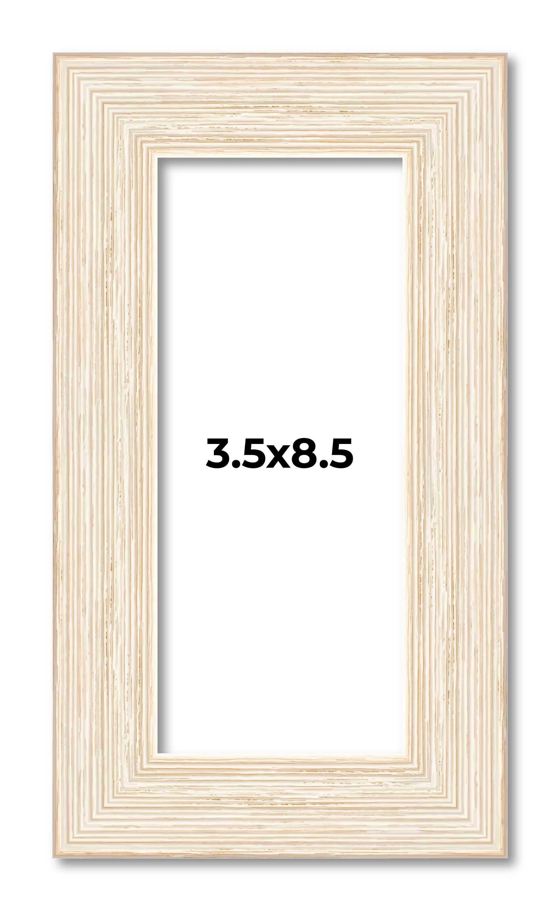 Barnwood White First Dollar Currency Frame