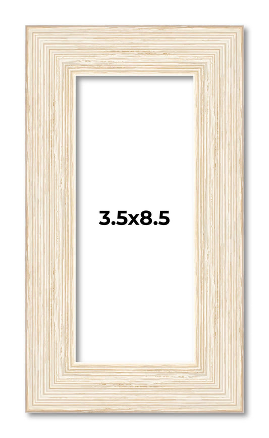 Barnwood White First Dollar Currency Frame