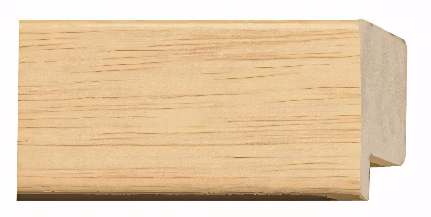 Flat Oak Cork Board Frame - detail view