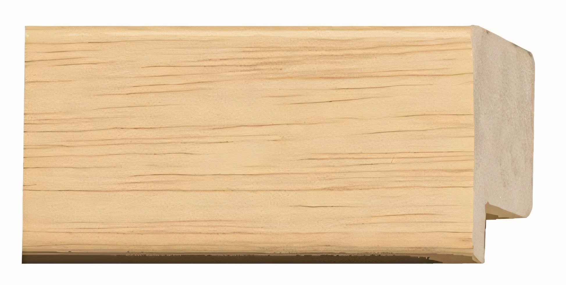 Flat Oak Cork Board Frame - detail view