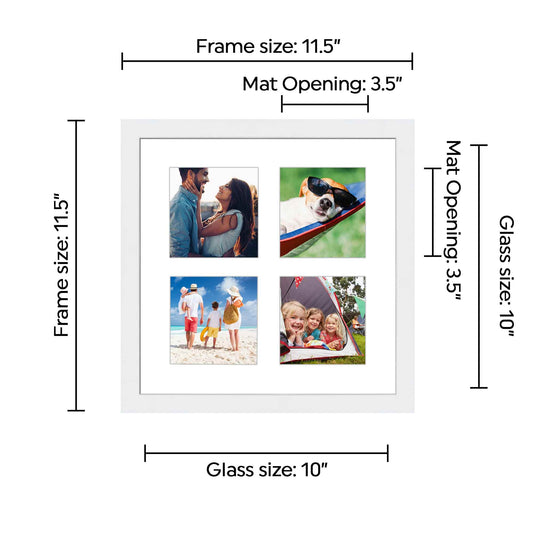 Genuine Wood Mixed Collage Frame (Style 4)