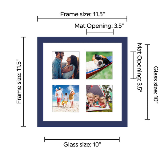 Blue Collage Frame