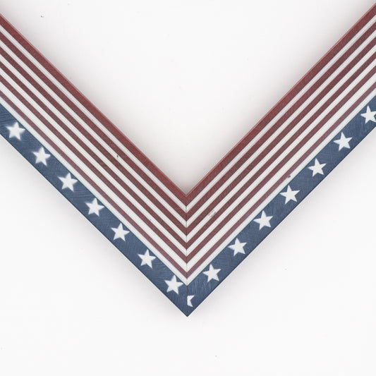 American Flag Cork Board Frame