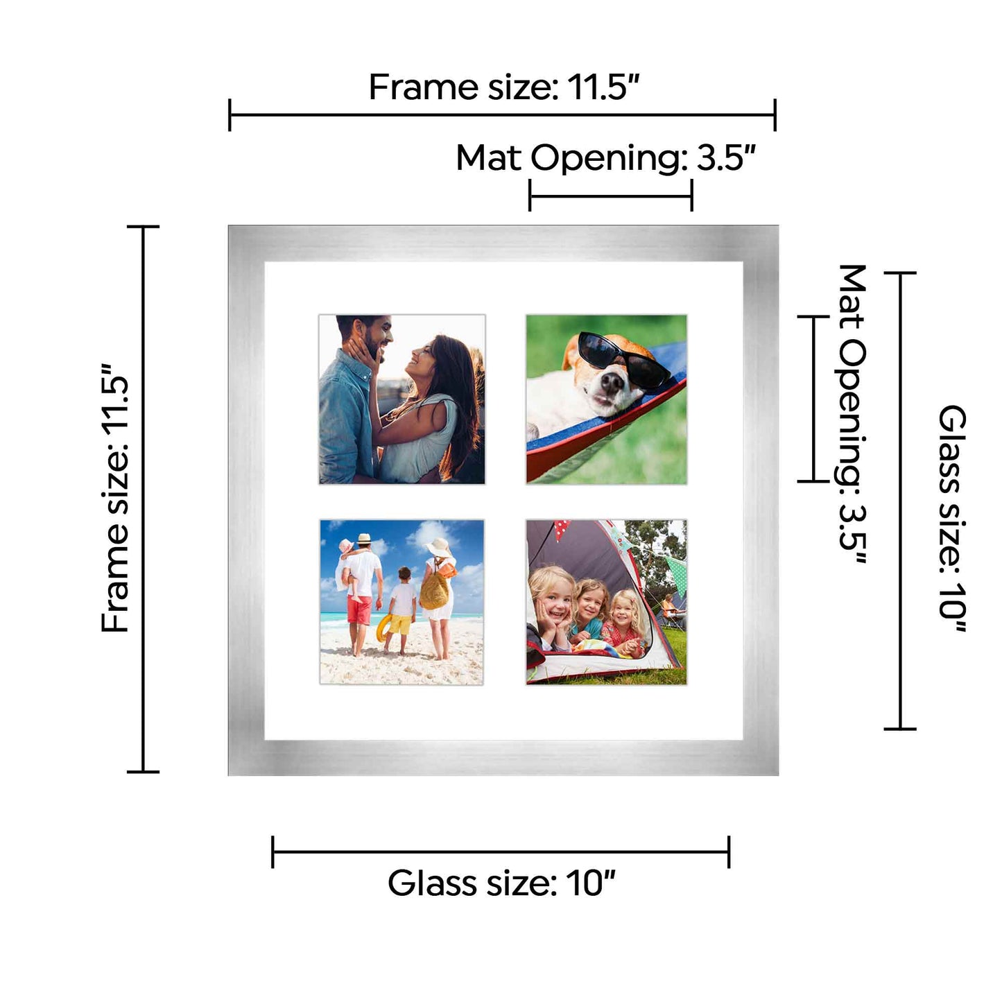 Genuine Wood Mixed Collage Frame (Style 5)