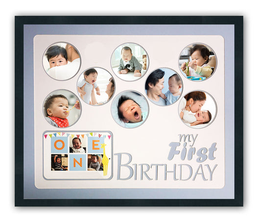 Genuine Hardwood Double CD Keepsake Frame Slim Matte Black Deep Paired With Black Mat Two Discs and Booklet Shadowbox Display