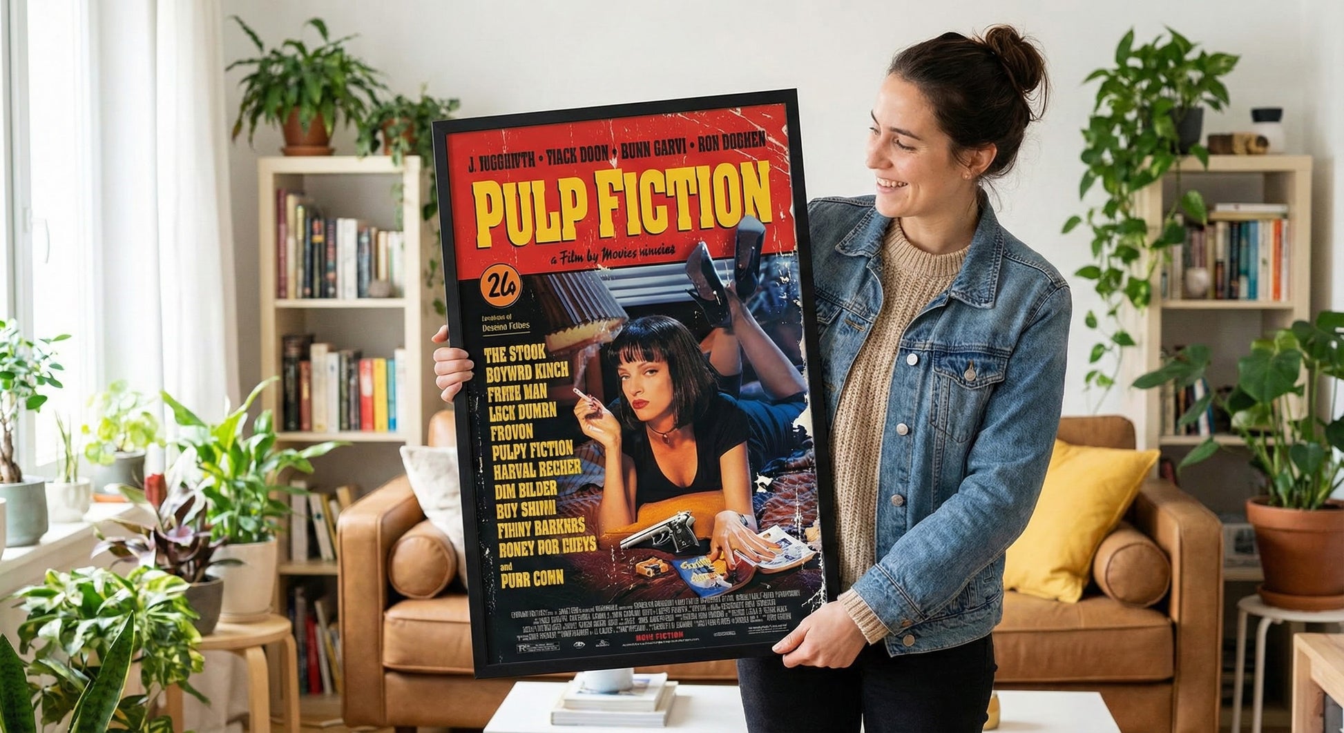 Movie Poster Keepsake Frame (Style 6) - size reference