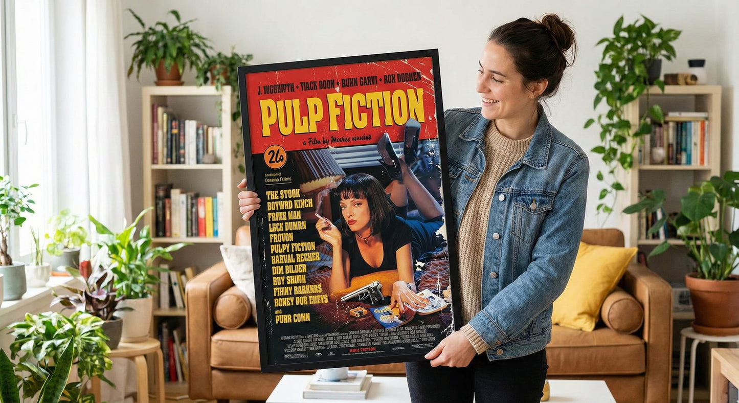 Movie Poster Keepsake Frame (Style 7) - size reference