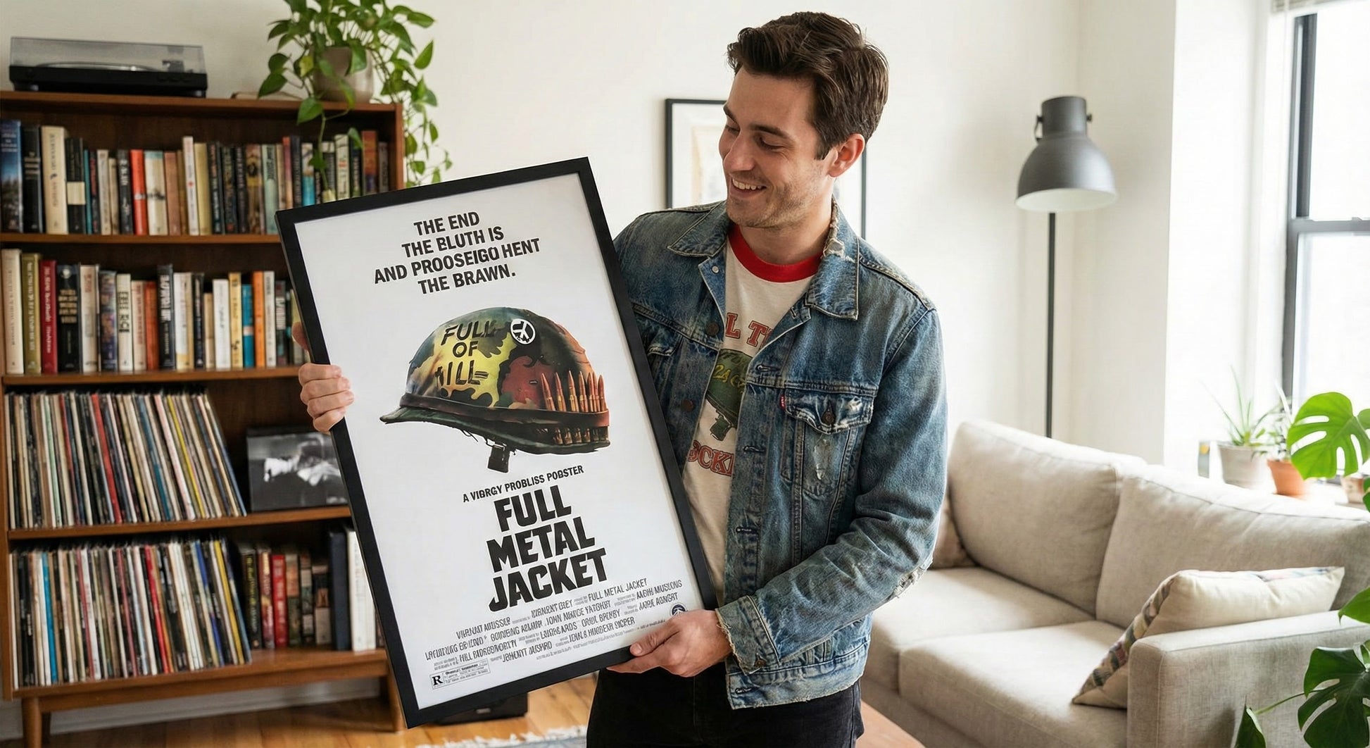 Movie Poster Keepsake Frame (Style 10) - angle view