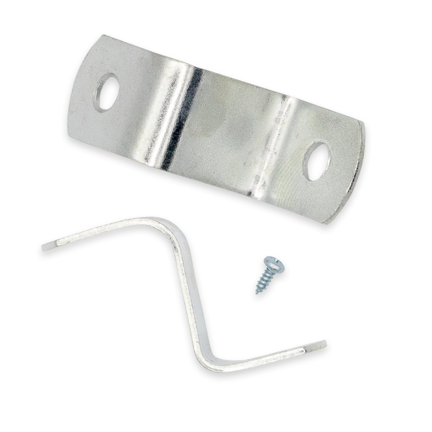 1" Depth Offset Mounting Canvas Z Clips For Picture Framing #6 X 3/8" Pan-Head Screws Included Pack of ON - detail view