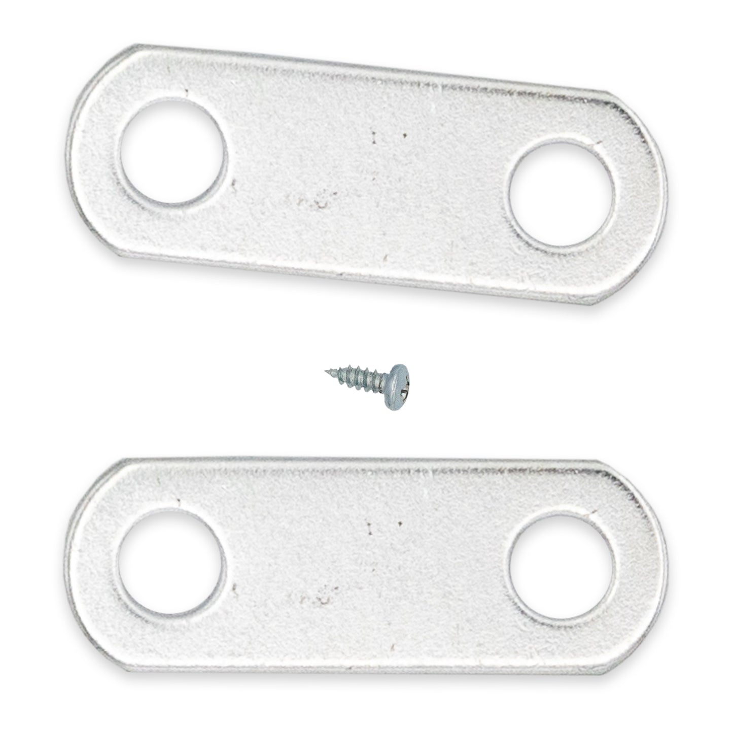 Bluemoona 100 Sets - 10mm 3/8" Triangle D-Ring Picture Photo Frame Hangers Single Hole with Screws Small Strap (Nic - size reference