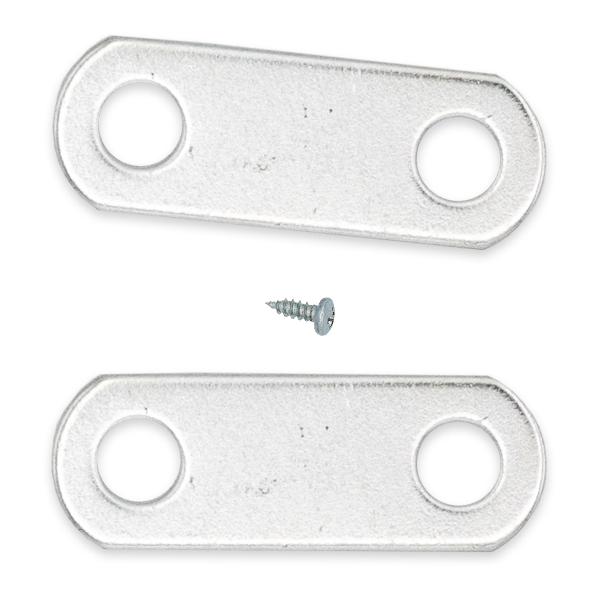 Bluemoona 100 Sets - 10mm 3/8" Triangle D-Ring Picture Photo Frame Hangers Single Hole with Screws Small Strap (Nic - size reference