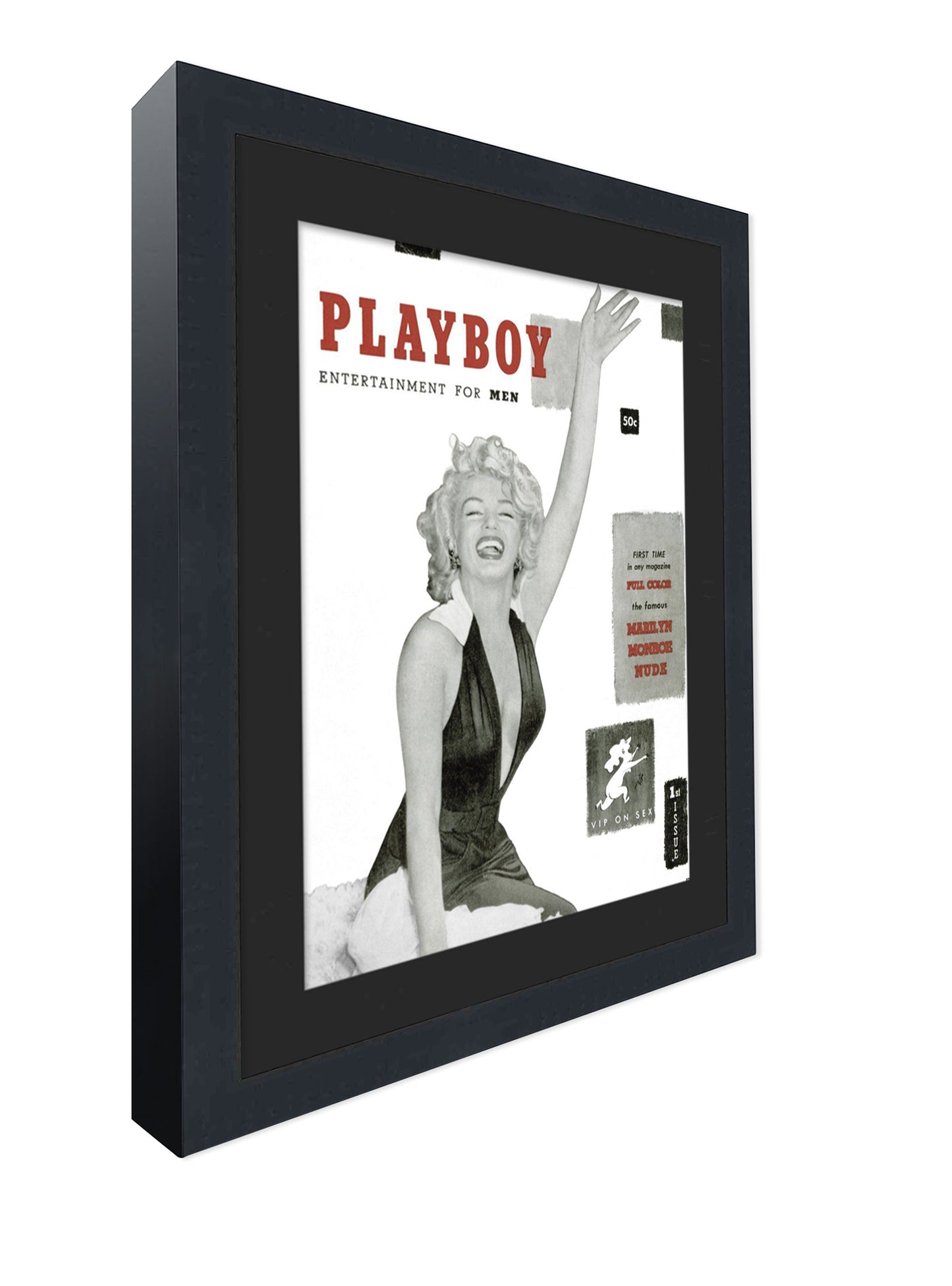 Double Magazine Keepsake Frame with Black Mat (Style 6)