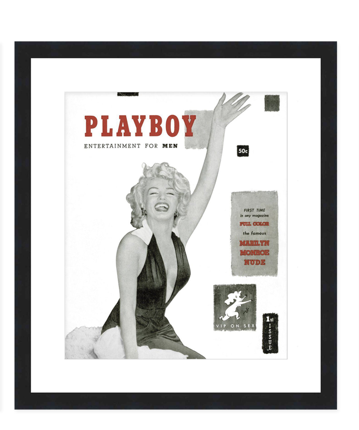 Double Magazine Keepsake Frame with White Mat (Style 6) - corner and profile view