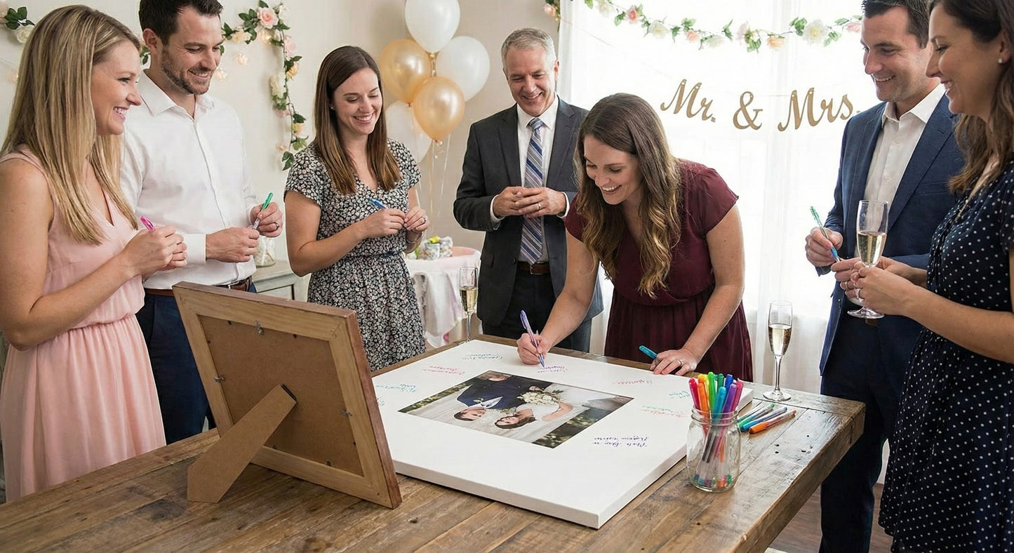 Signature Keepsake Frame (Style 9) - angle view