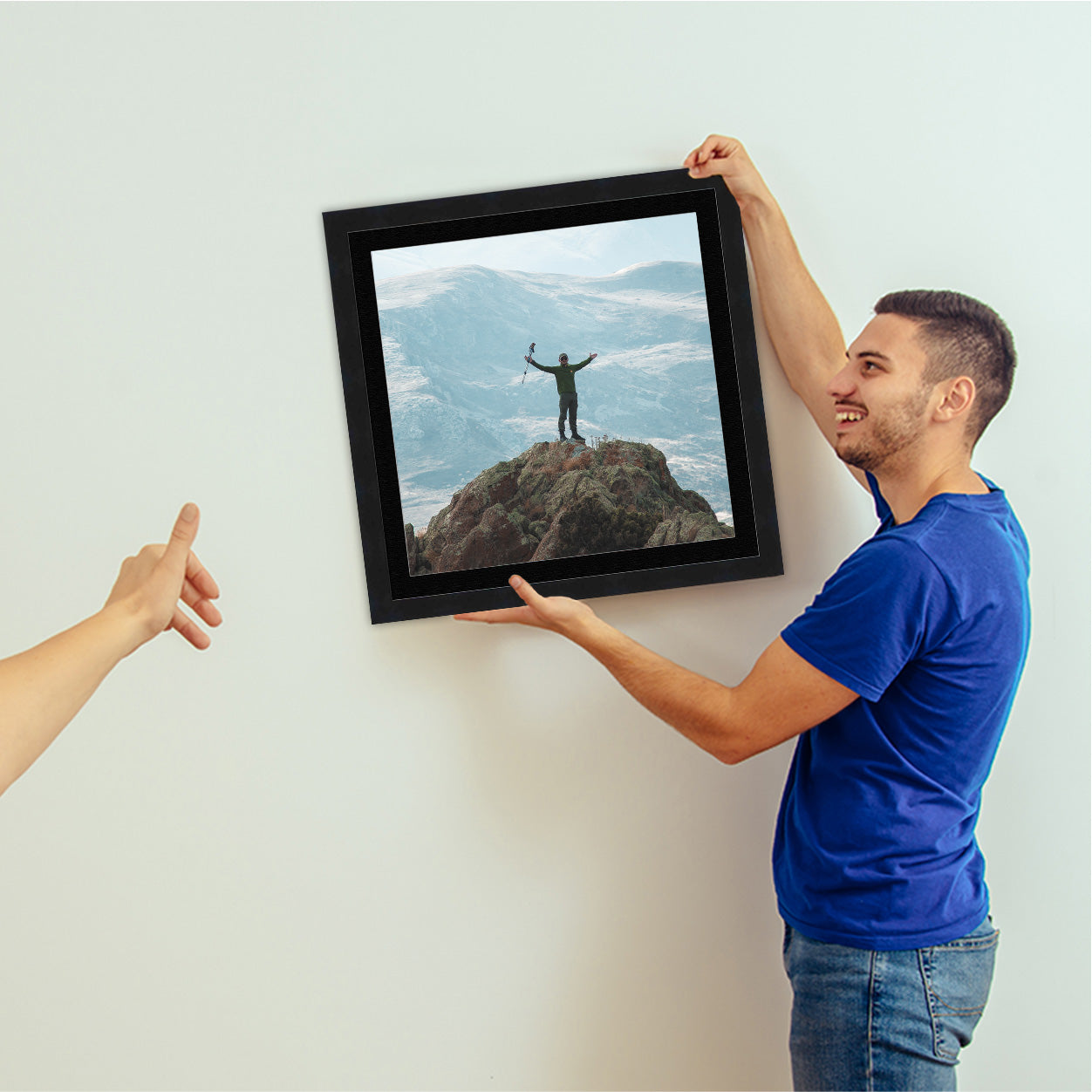 Black Movie Poster Frame (Style 4) - included components