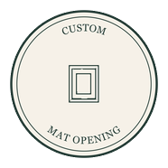 Custom mat opening